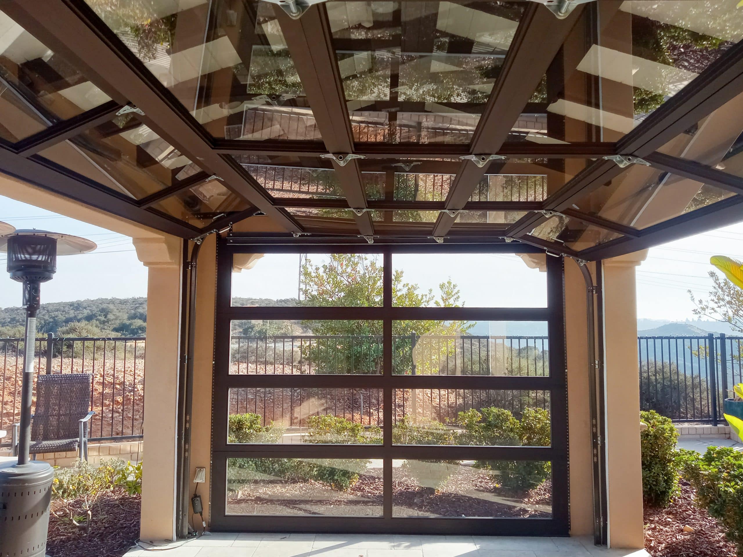 Custom AlumaDoor Full View Install with Overlapping Doors and Br